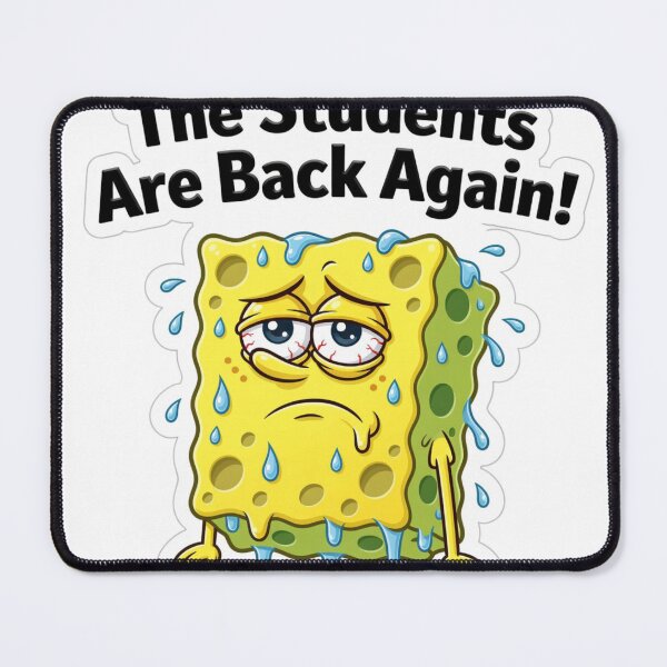 Item preview, Funny Classroom Sponge Sticker designed and sold by Imaginarium of Chaos falcon88 .