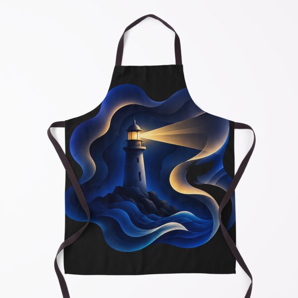 Item preview, Abstract Lighthouse Beacon At Midnight designed and sold by MWSailingClub.