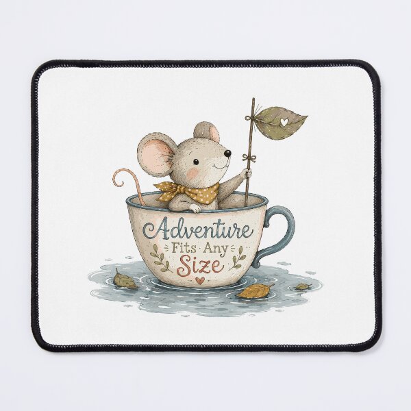 Item preview, Teacup Traveler - Cute Mouse Nursery designed and sold by bapupa.