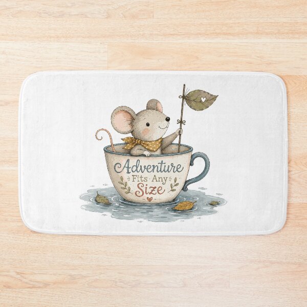 Item preview, Teacup Traveler - Cute Mouse Nursery designed and sold by bapupa.