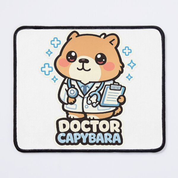 Item preview, Doctor Capybara Cute Kawaii Stethoscope – Doctor Gift Medical Student Physician designed and sold by SanaCreation13.