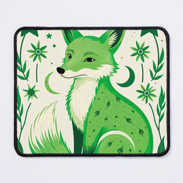 Item preview, Folk Art Style Celestial Fox Illustration designed and sold by store52.