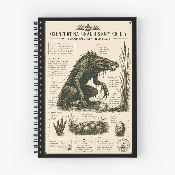 Item preview, Oxenfurt Natural History Society Field Plate designed and sold by agearb.