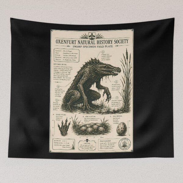 Item preview, Oxenfurt Natural History Society Field Plate designed and sold by agearb.