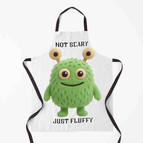 Item preview, Not Scary Just Fluffy Cute Monster Meme designed and sold by Alexacarmen.