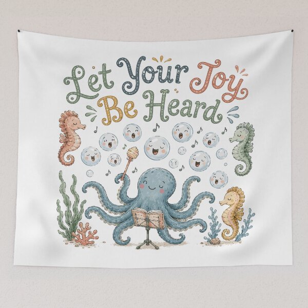 Item preview, Bubble Maestro - Cute Octopus Nursery designed and sold by bapupa.