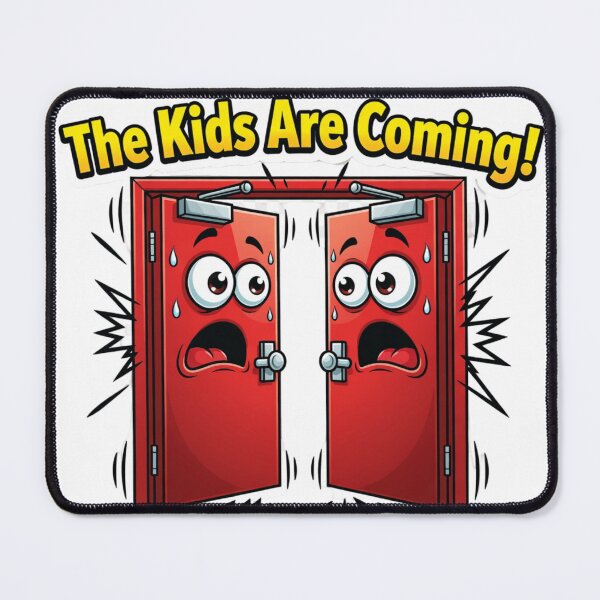 Item preview, Funny School Door Sticker designed and sold by Imaginarium of Chaos falcon88 .