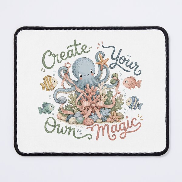 Item preview, Coral Crafter - Cute Octopus Nursery designed and sold by bapupa.