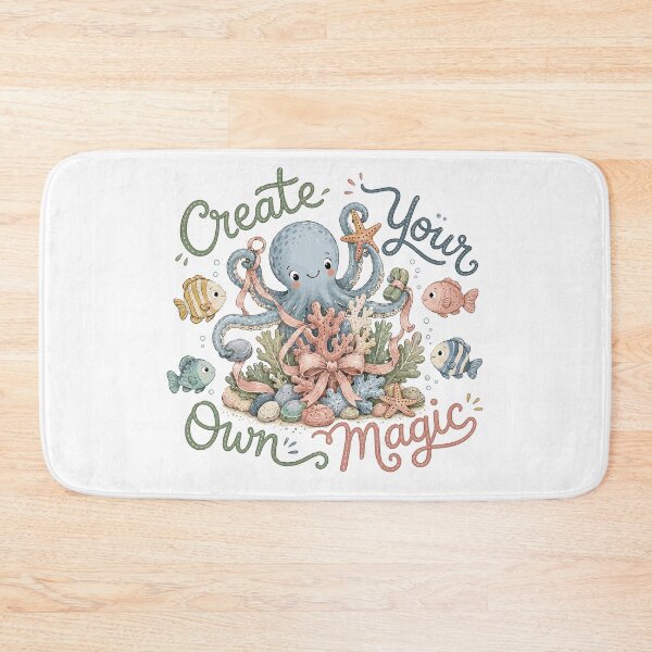 Item preview, Coral Crafter - Cute Octopus Nursery designed and sold by bapupa.