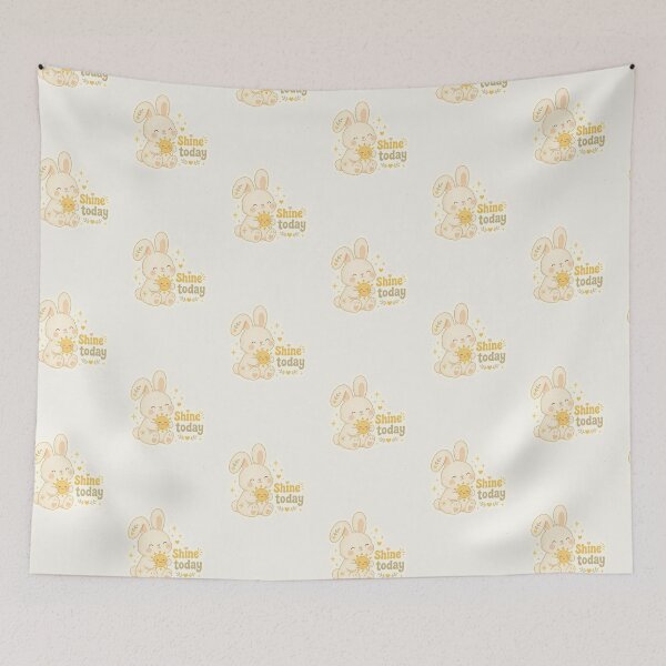 Item preview, Sunshine Bunny – Shine Today Motivational Sticker designed and sold by Cerys-GS.