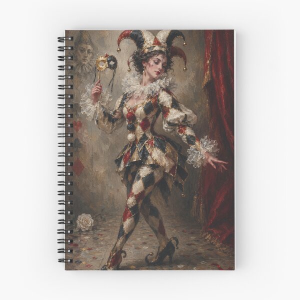 Item preview, Elegant Female Harlequin painting. designed and sold by GalleryKauffeld.