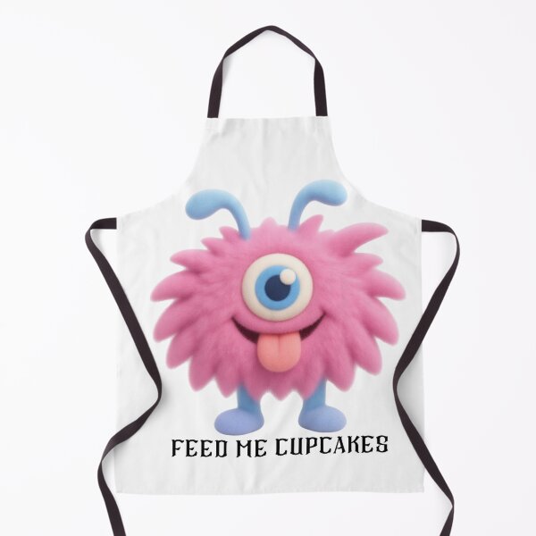 Item preview, Feed Me Cupcakes Cute Pink Monster designed and sold by Alexacarmen.