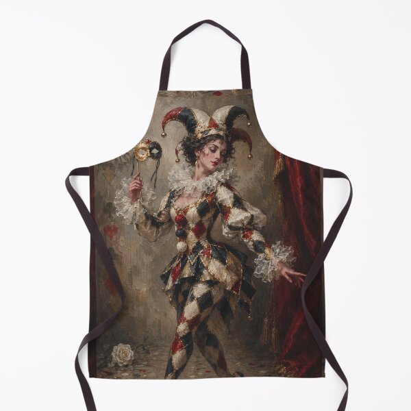 Item preview, Elegant Female Harlequin painting. designed and sold by GalleryKauffeld.