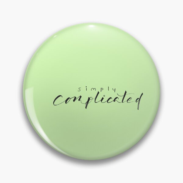 Item preview, Simply Complicated I Handwritten Quote designed and sold by GreenStem.