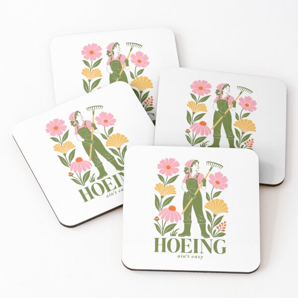 Item preview, Hoeing Ain't Easy Organic Gardening Plants designed and sold by LuminOrb.