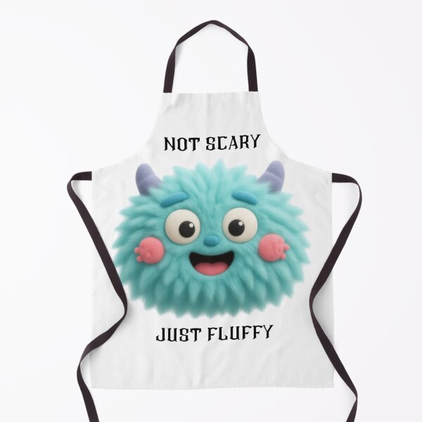 Item preview, Not Scary Just Fluffy Blue Monster Meme designed and sold by Alexacarmen.
