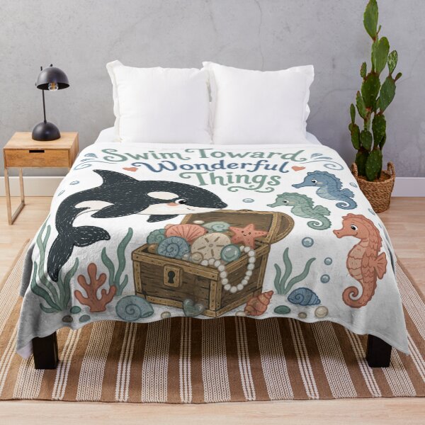 Item preview, Ocean Dreamer - Cute Orca Nursery designed and sold by bapupa.