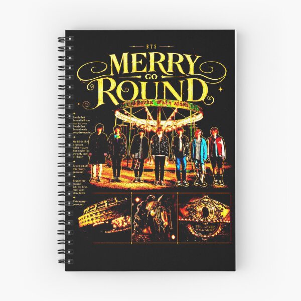 Item preview, BTS Merry Go Round You Never Walk Alone Gold Vintage designed and sold by moamaxshop.