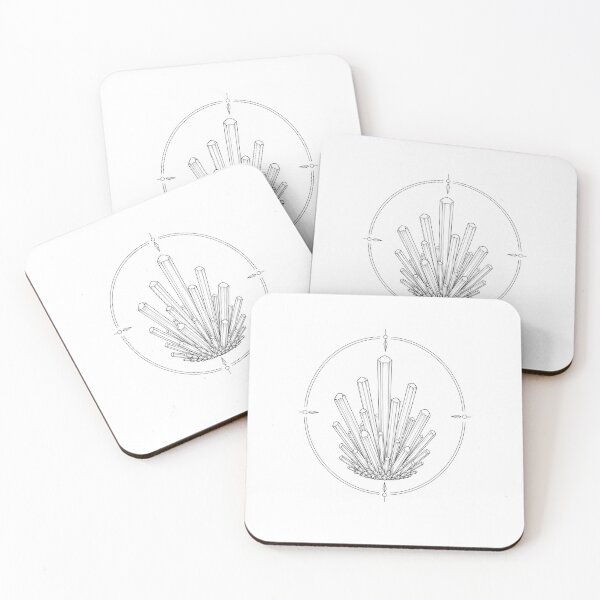 Item preview, Crocoite Emblem | Minimal Nordic Mineral Illustration designed and sold by Norvian.