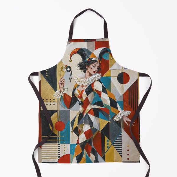 Item preview, Harlequin an Elegant Female painting. designed and sold by GalleryKauffeld.