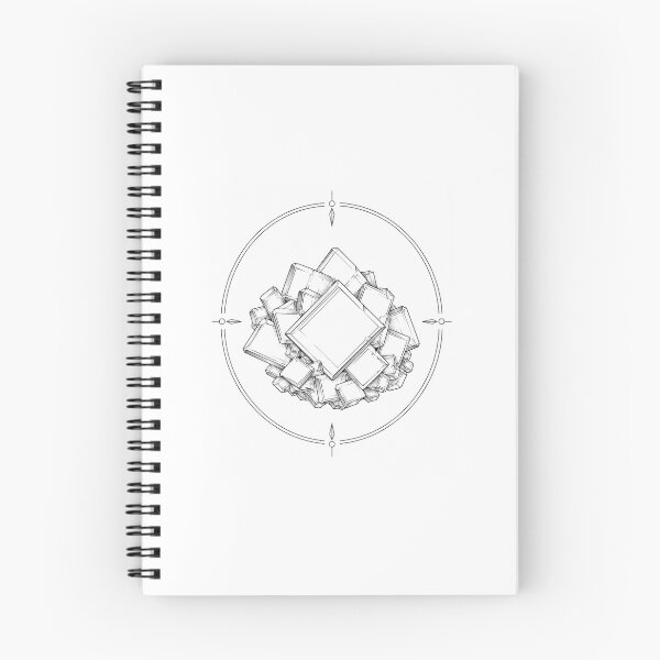 Item preview, Wulfenite Emblem | Minimal Nordic Mineral Illustration designed and sold by Norvian.