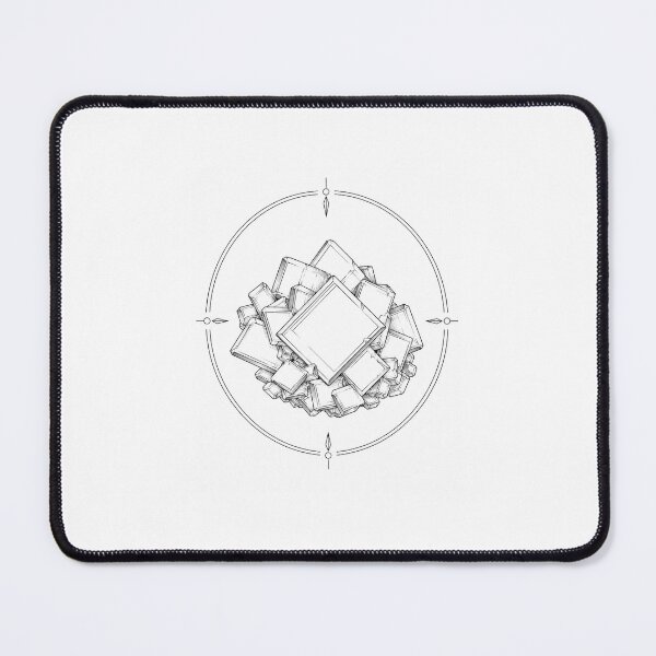 Item preview, Wulfenite Emblem | Minimal Nordic Mineral Illustration designed and sold by Norvian.
