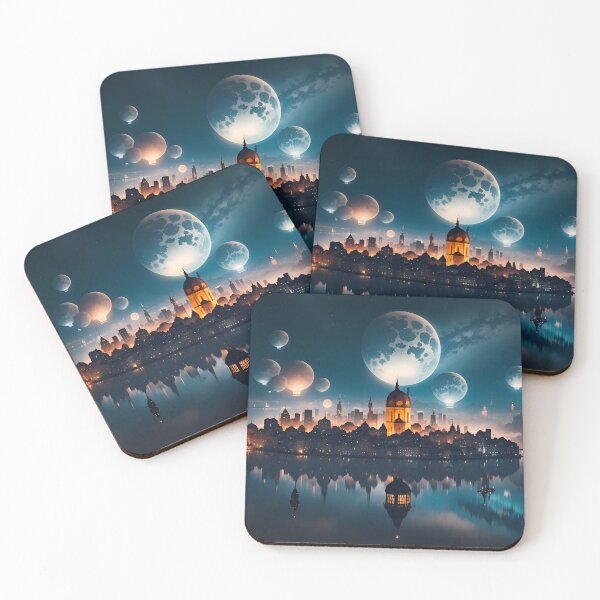Item preview, Floating Moons designed and sold by Sobucca.
