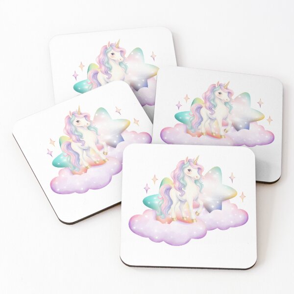 Item preview, Pastel Watercolor Unicorn on Magic Clouds designed and sold by Alexacarmen.
