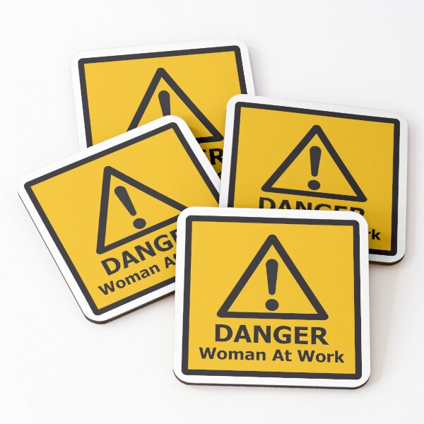 Item preview, Danger Woman At Work designed and sold by FourLeggedArt.