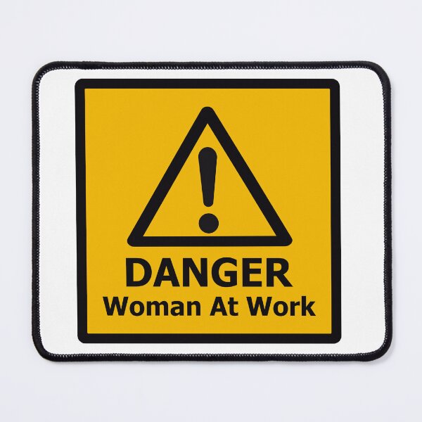 Item preview, Danger Woman At Work designed and sold by FourLeggedArt.