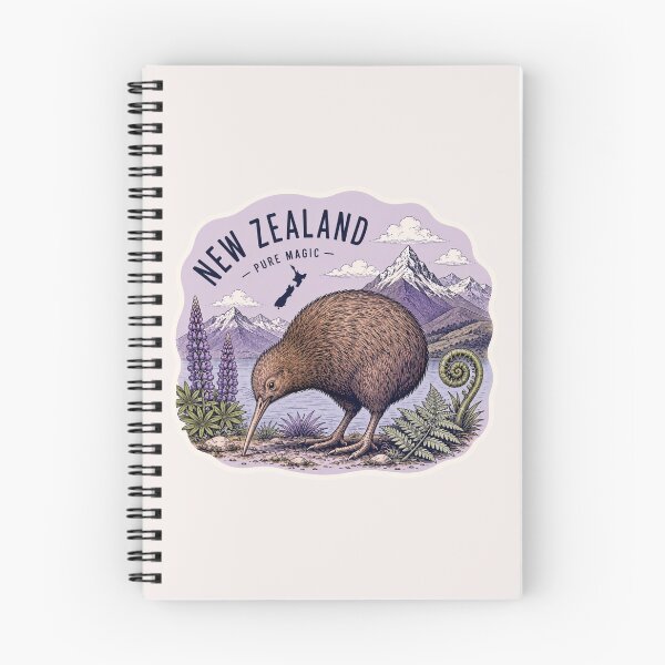 Item preview, New Zealand Kiwi Brid designed and sold by PamLeeDesign.