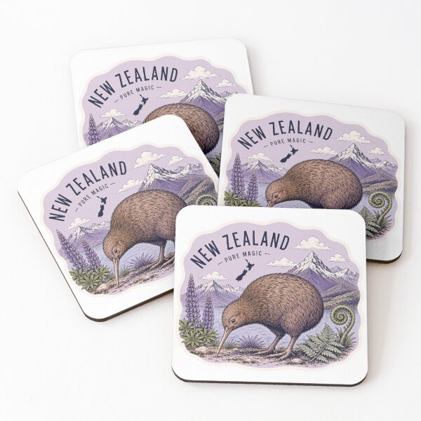 Item preview, New Zealand Kiwi Brid designed and sold by PamLeeDesign.