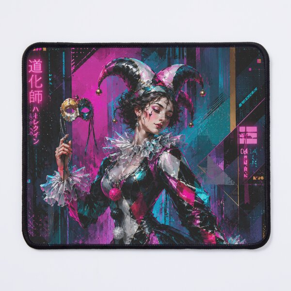 Item preview, Neon Harlequin painting. designed and sold by GalleryKauffeld.