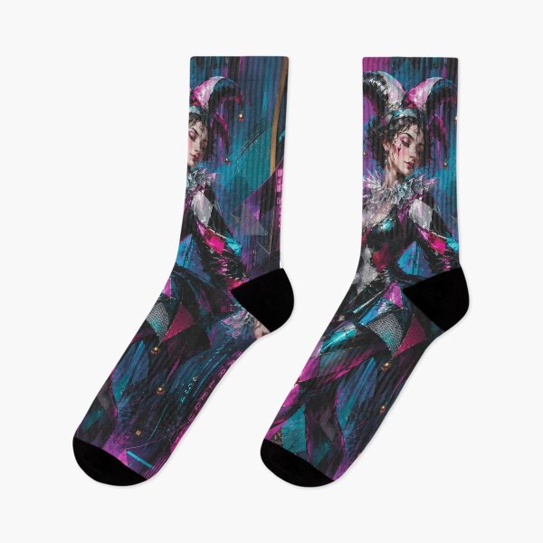 Item preview, Neon Harlequin painting. designed and sold by GalleryKauffeld.