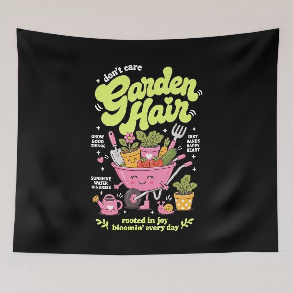Item preview, Gardener Hair Organic Gardening Plantlover designed and sold by LuminOrb.