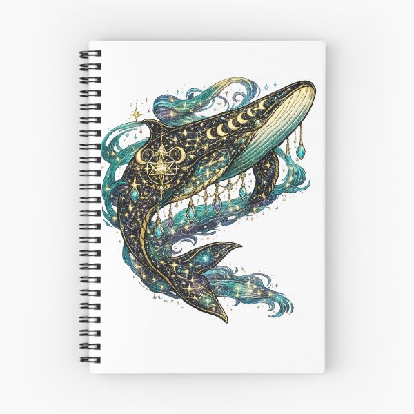 Item preview, Cosmic Mystic Whale | Celestial Ocean Fantasy | Moon Phase Astrology Art designed and sold by irfanshikh.