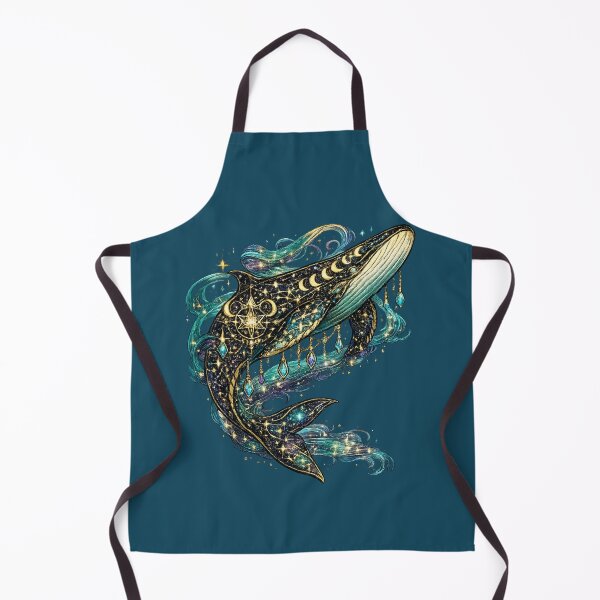 Item preview, Cosmic Mystic Whale | Celestial Ocean Fantasy | Moon Phase Astrology Art designed and sold by irfanshikh.