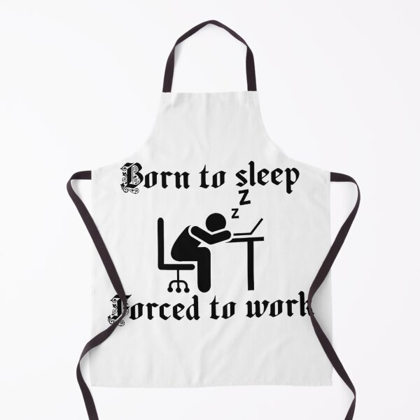 Item preview, Born to Sleep Forced to Work Stick Figure Meme designed and sold by Alexacarmen.