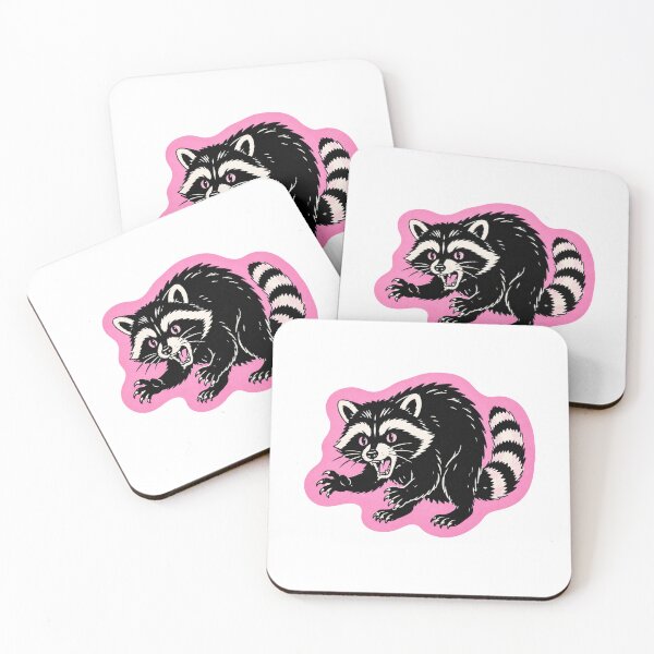 Item preview, Mapaches salvajes designed and sold by PamLeeDesign.