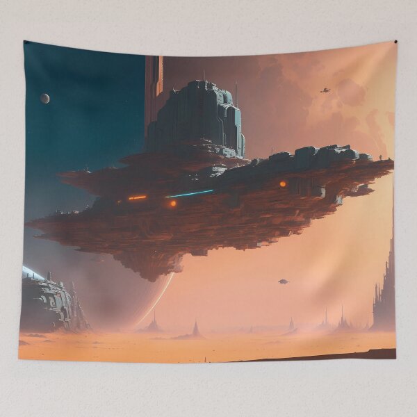 Item preview, Amazing Starship at Tolbeit Perimeter designed and sold by Sobucca.