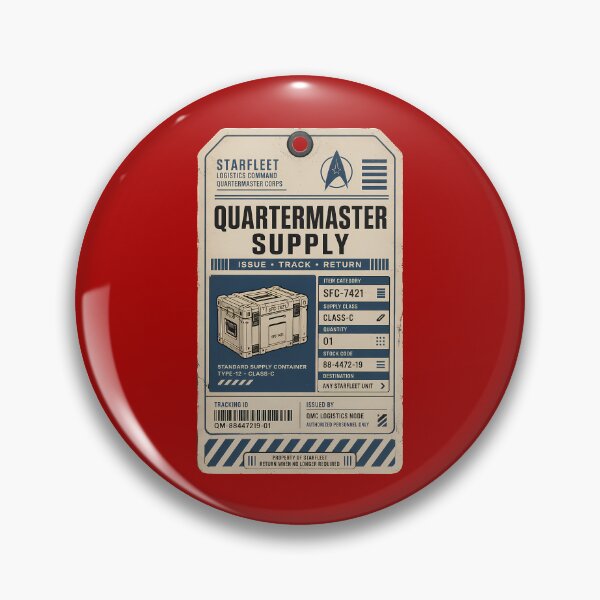 Item preview, Starfleet Quartermaster Supply Tag designed and sold by agearb.