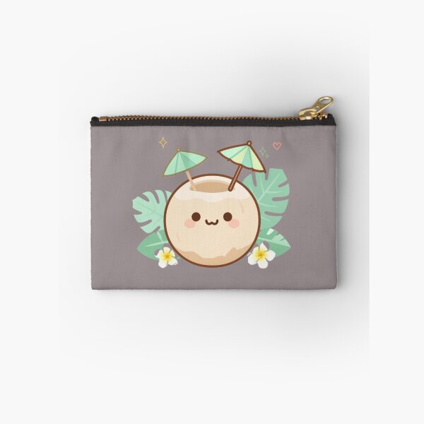 Item preview, Smiling Coconut Drink – Tropical Kawaii Delight Thai Minimal Design designed and sold by CosmicQuietStudio.