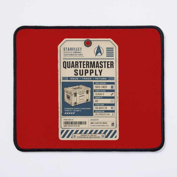 Item preview, Starfleet Quartermaster Supply Tag designed and sold by agearb.