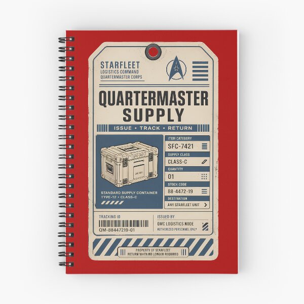 Item preview, Starfleet Quartermaster Supply Tag designed and sold by agearb.