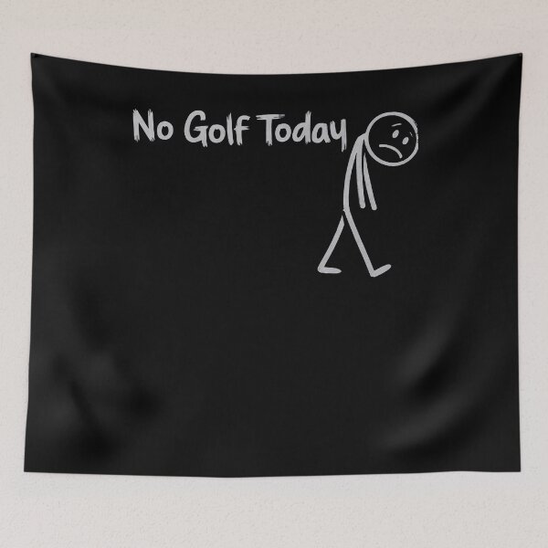 Item preview, No Golf Today Sad Stick Figure  designed and sold by viekneehgamb.