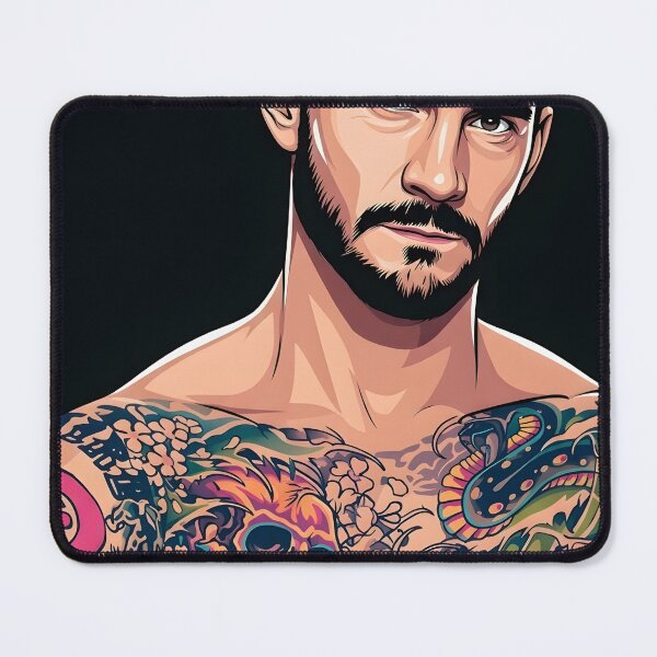 Item preview, Cm punk vector art designed and sold by Rusdiii.