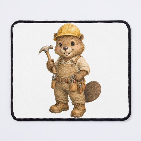 Item preview, Busy Beaver Construction Worker designed and sold by photoparadise22.