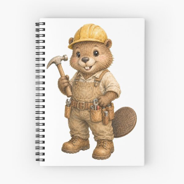Item preview, Busy Beaver Construction Worker designed and sold by photoparadise22.
