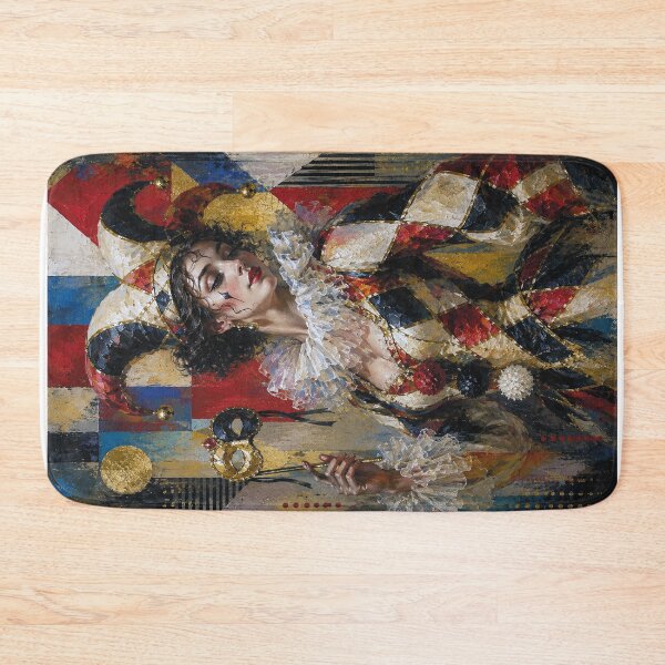 Item preview, An elegant female Harlequin painting. designed and sold by GalleryKauffeld.