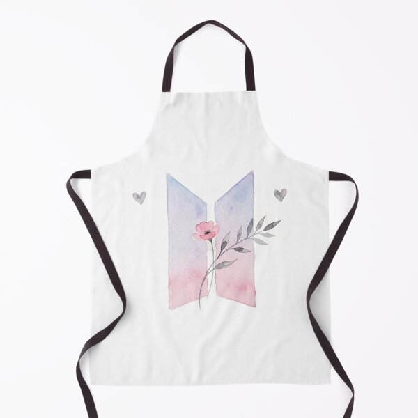 Item preview, BTS Bangtan Boys ARMY Pastel Flower Logo Art Work designed and sold by imsoyoon.